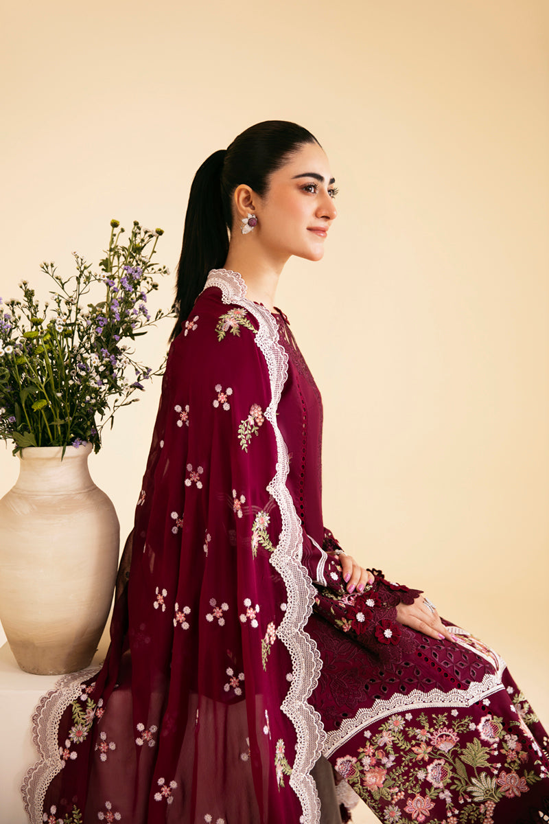 Qalamkar | Qlinekari Luxury Lawn | SQ-11 ZENAL - House Of Anaya