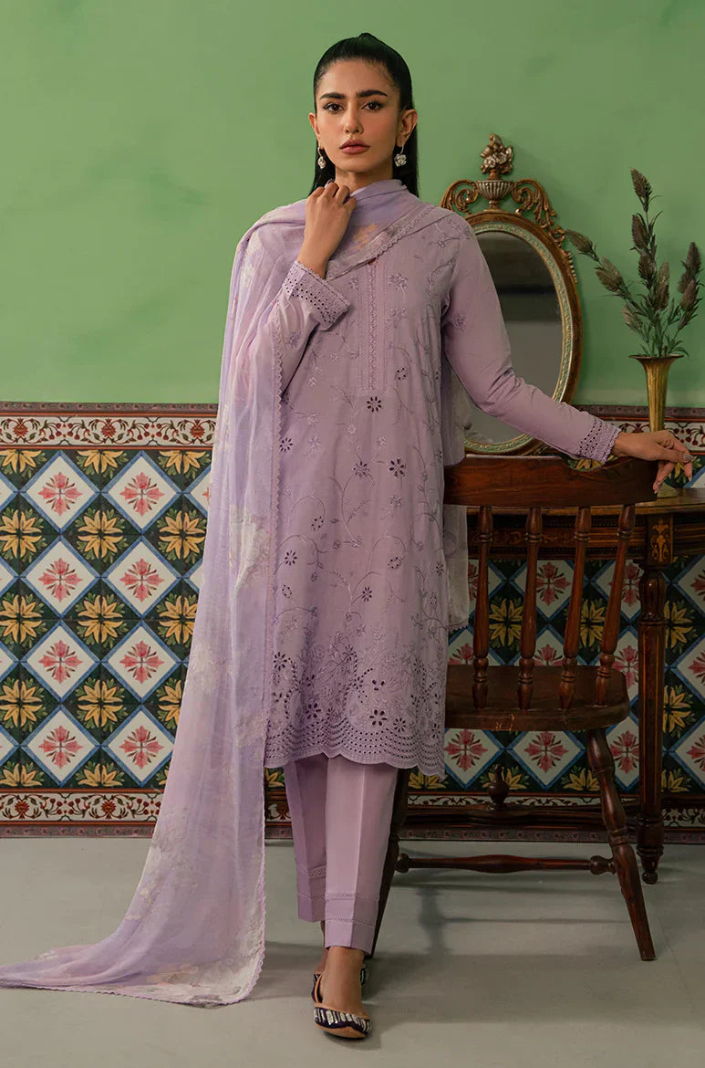 Cross Stitch | Mahiri Embroidered Collection | LILAC HAZE - House Of Anaya