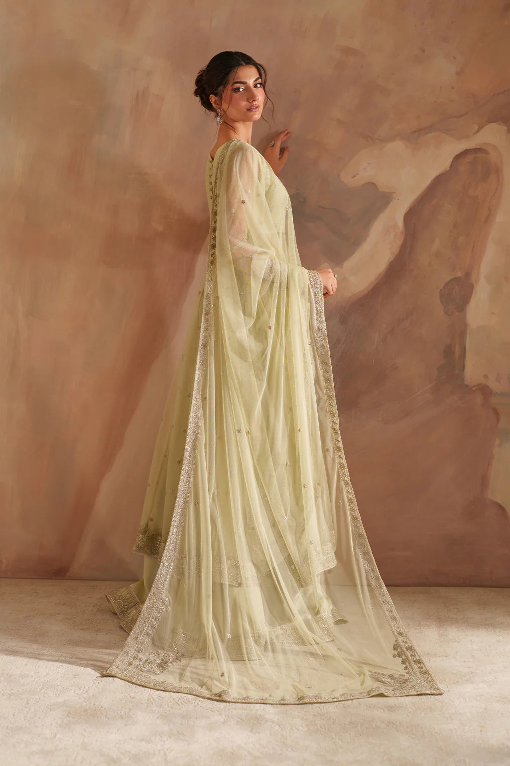 Iznik | Chinon Chiffon | CC-73 Embroidered Net