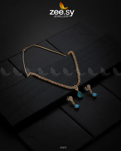 Nargis Zircon Necklace - Libasekhas