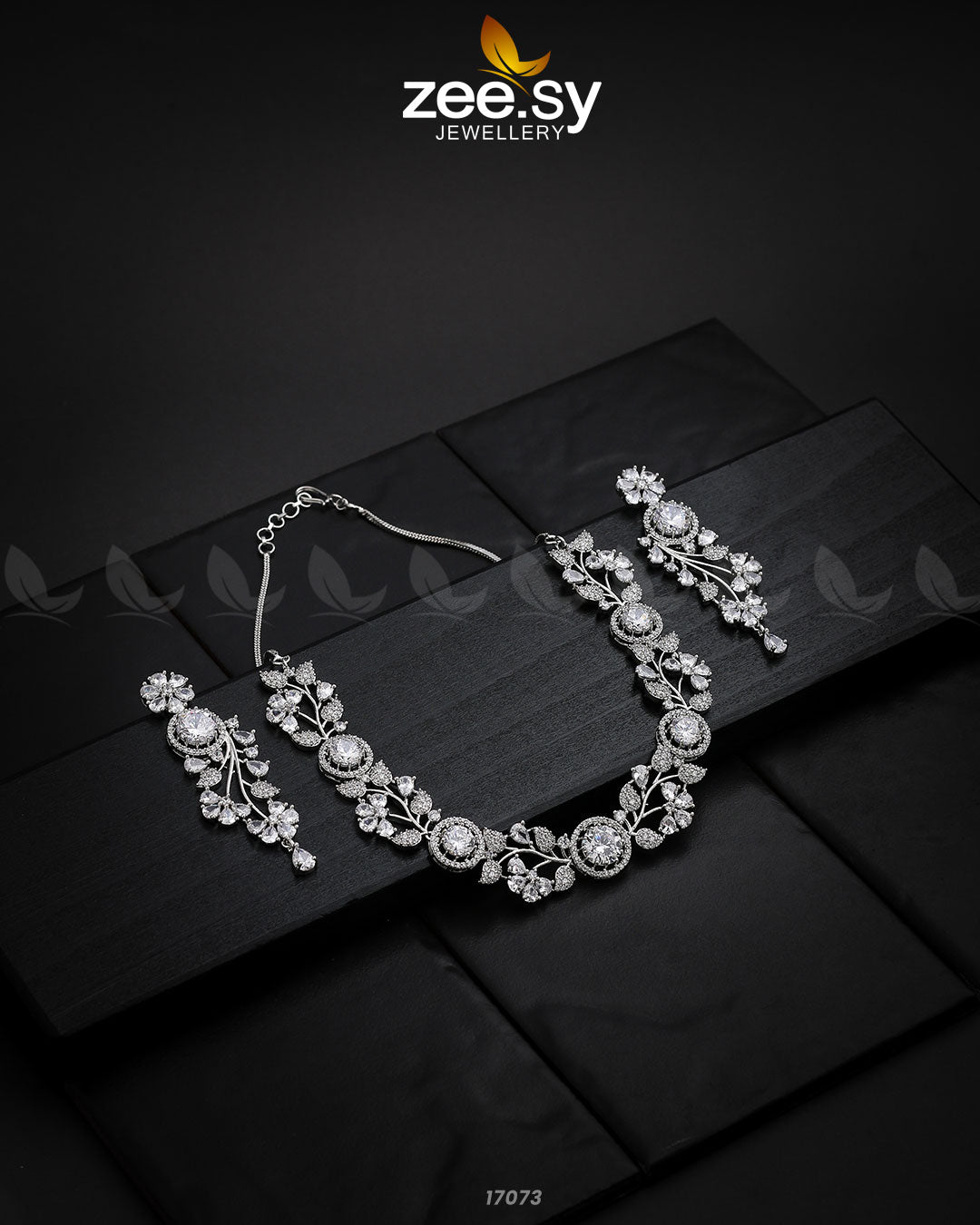 Noorani Zircon Necklace - Libasekhas