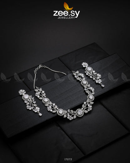 Noorani Zircon Necklace - Libasekhas