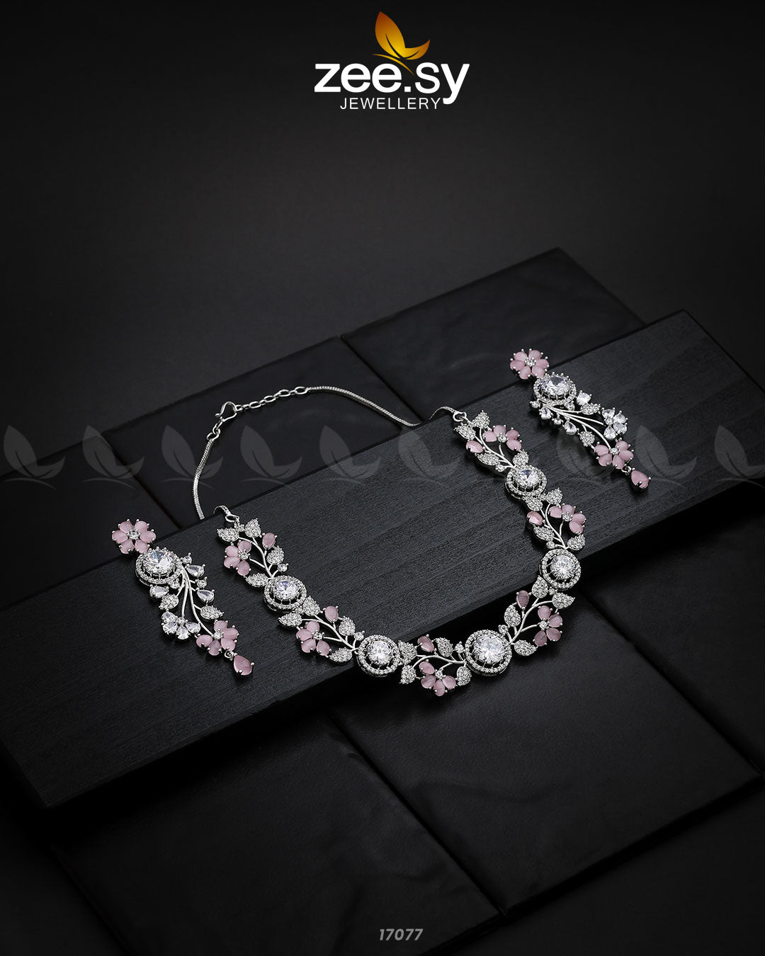 Noorani Zircon Necklace - Libasekhas