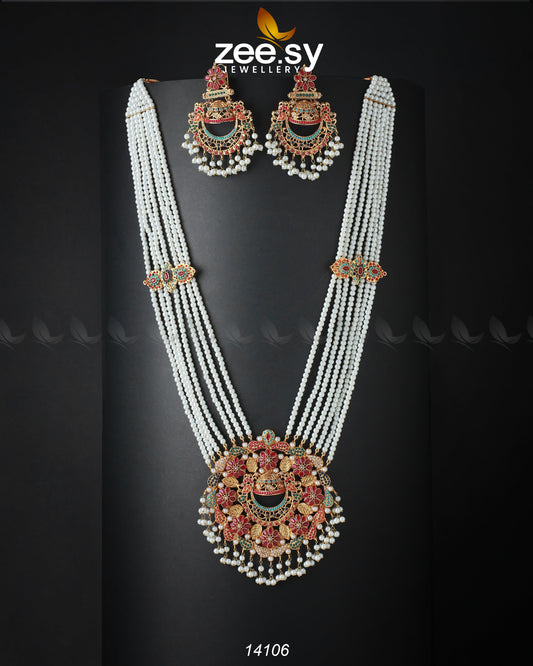 Cascading Mala Necklace - Libasekhas