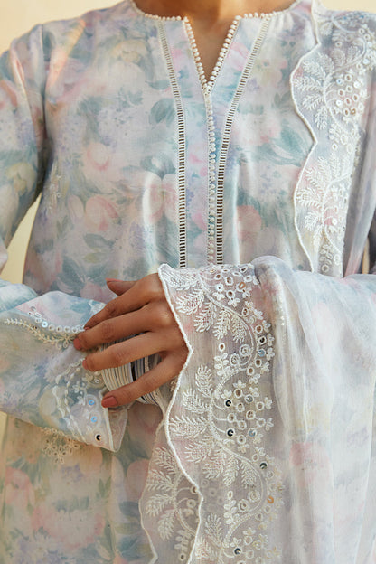 Cross Stitch | Premium Lawn 24 | VIOLA PEARL - House Of Anaya
