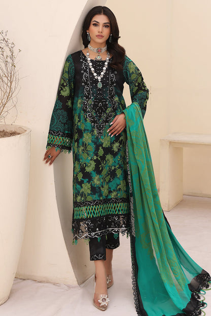 Charizma | Naranji Embroidered Lawn 24 | CN4-007 - House Of Anaya