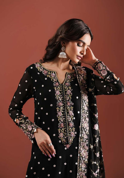 Zarqash | Lakhnawi Festive Chiffon 24 |  ZQL 003A SAHAR