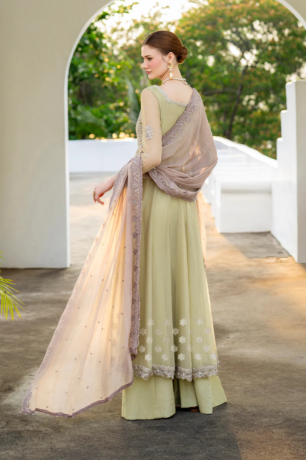 Iznik | Chinon Chiffon | CC-68 Embroidered Chiffon