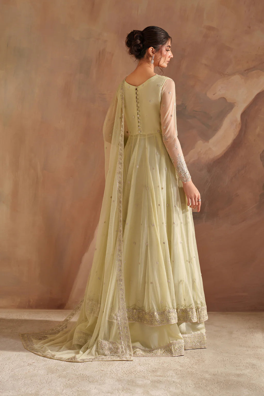 Iznik | Chinon Chiffon | CC-73 Embroidered Net