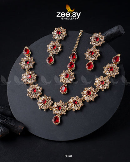 Narcissus Necklace Set - Libasekhas