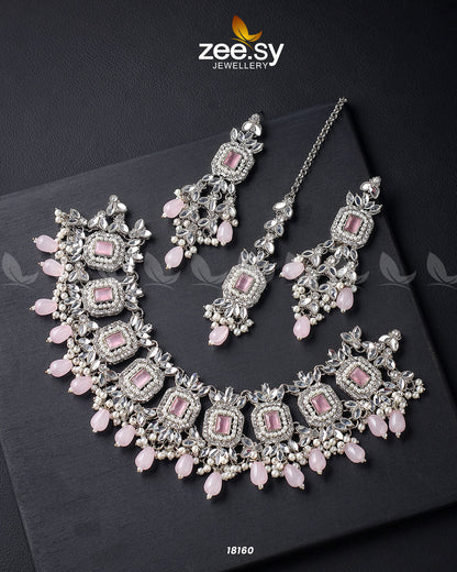Stephanotis Necklace Set - Libasekhas