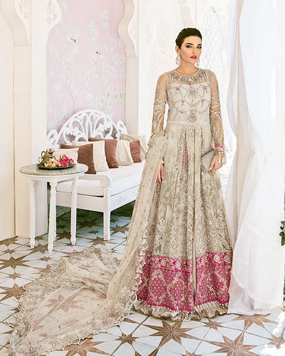 Gulaal | Fleur De Rose | Jeune Embroidered Net 3-Piece Suit WS-02