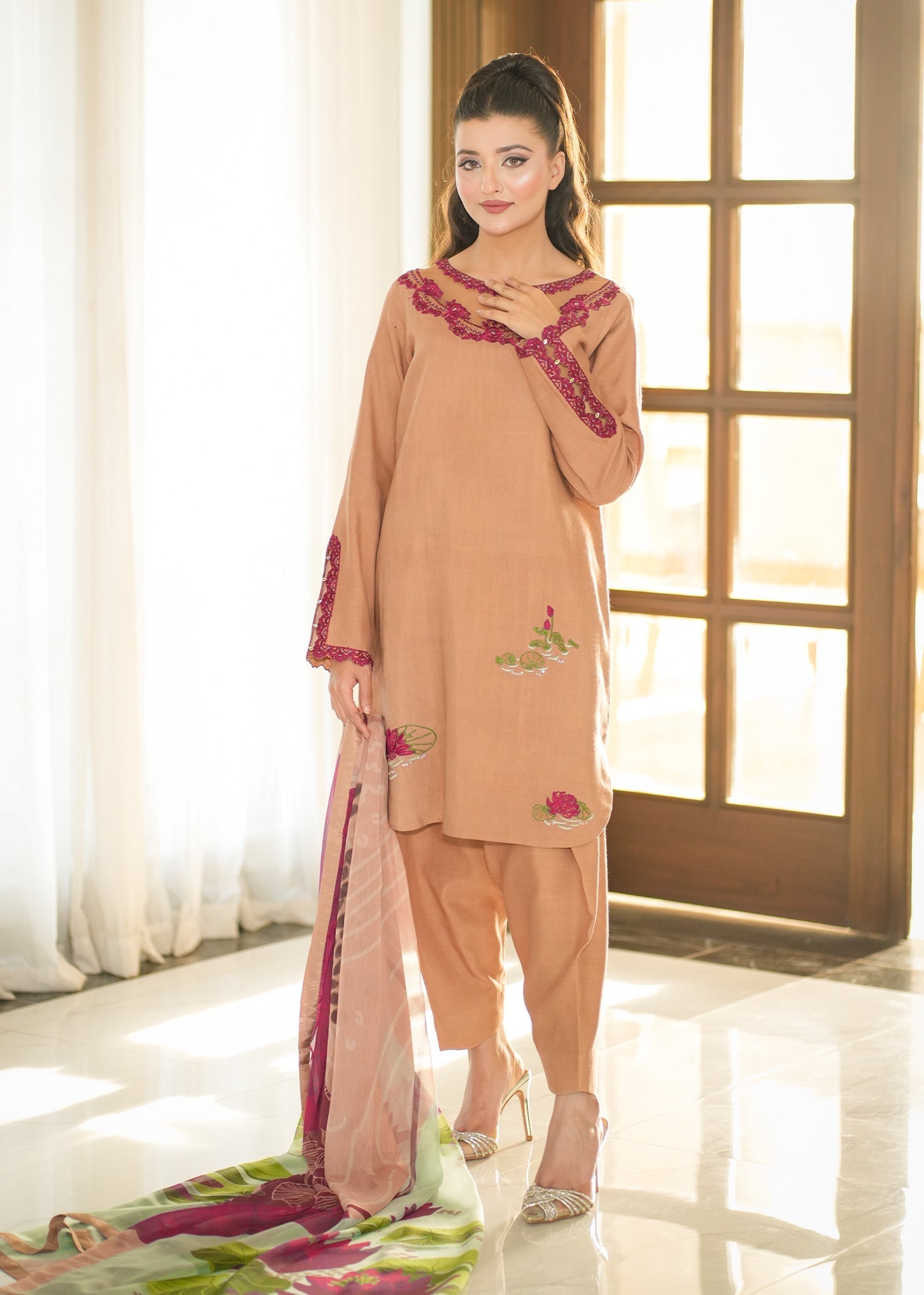 Fozia Khalid | Silk Spire |  AMBER - House Of Anaya