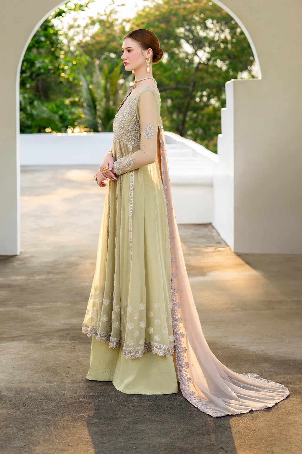 Iznik | Chinon Chiffon | CC-68 Embroidered Chiffon