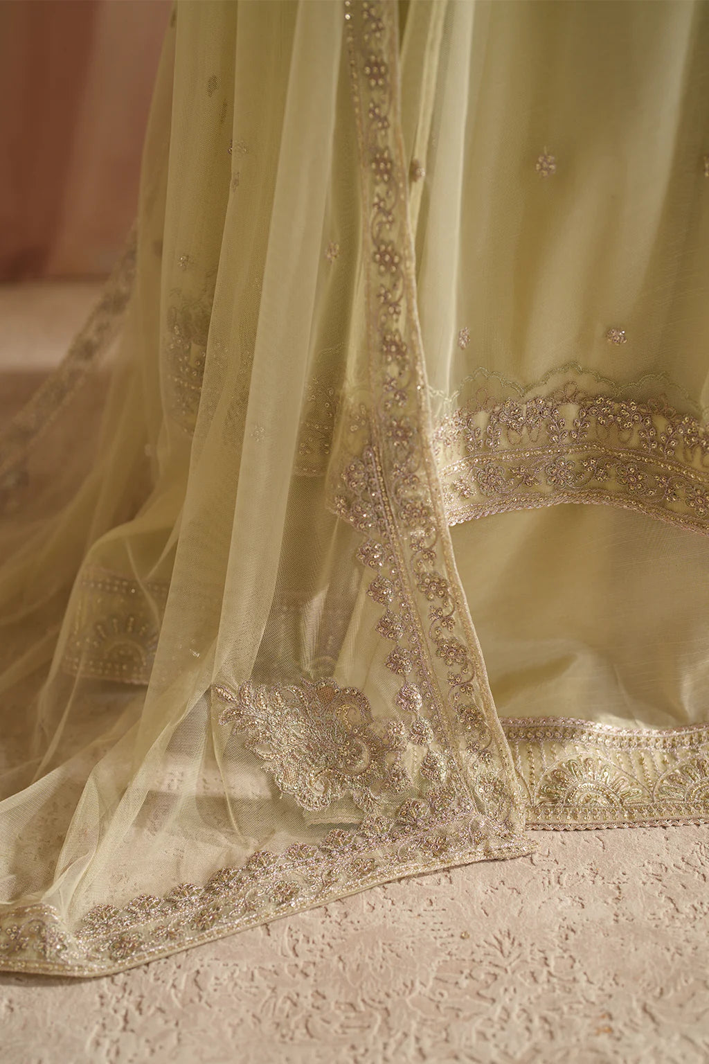 Iznik | Chinon Chiffon | CC-73 Embroidered Net