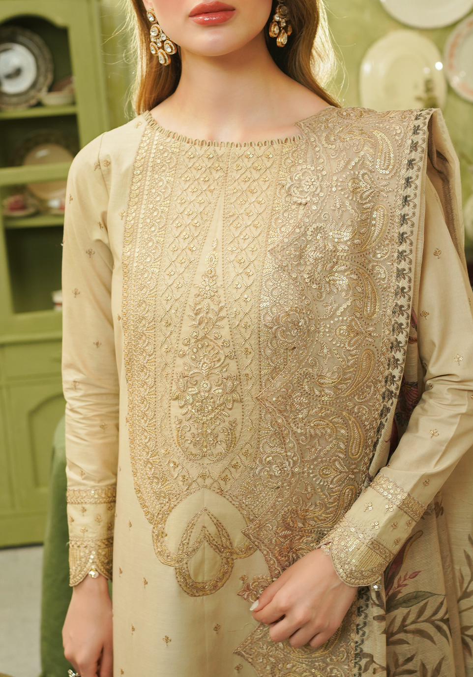 Zarqash | Tresor Luxury Lawn 24 | ZQT 0010 ALISA - House Of Anaya