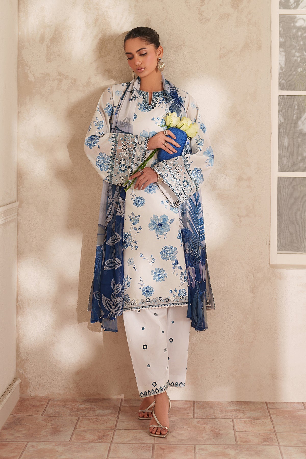 Baroque | Embroidered Lawn | SF-4413