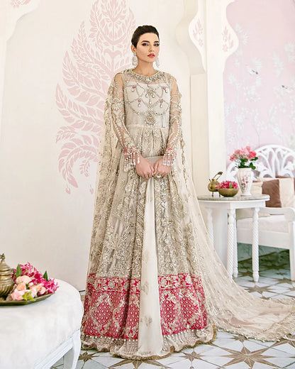 Gulaal | Fleur De Rose | Jeune Embroidered Net 3-Piece Suit WS-02