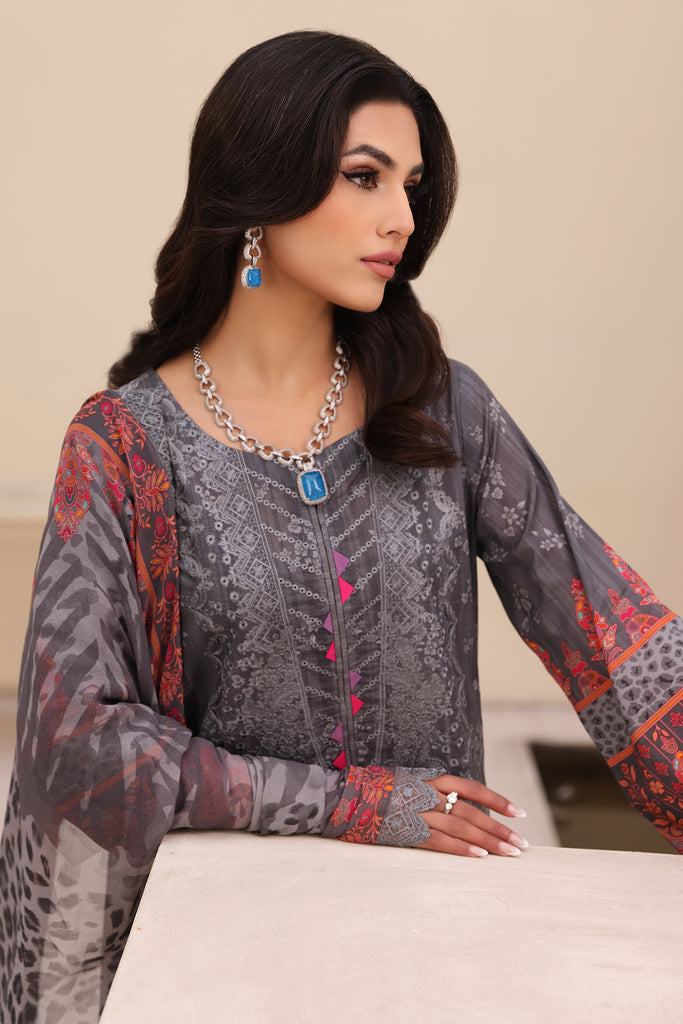 Charizma | Naranji Embroidered Lawn 24 | CN4-006 - House of Zarish