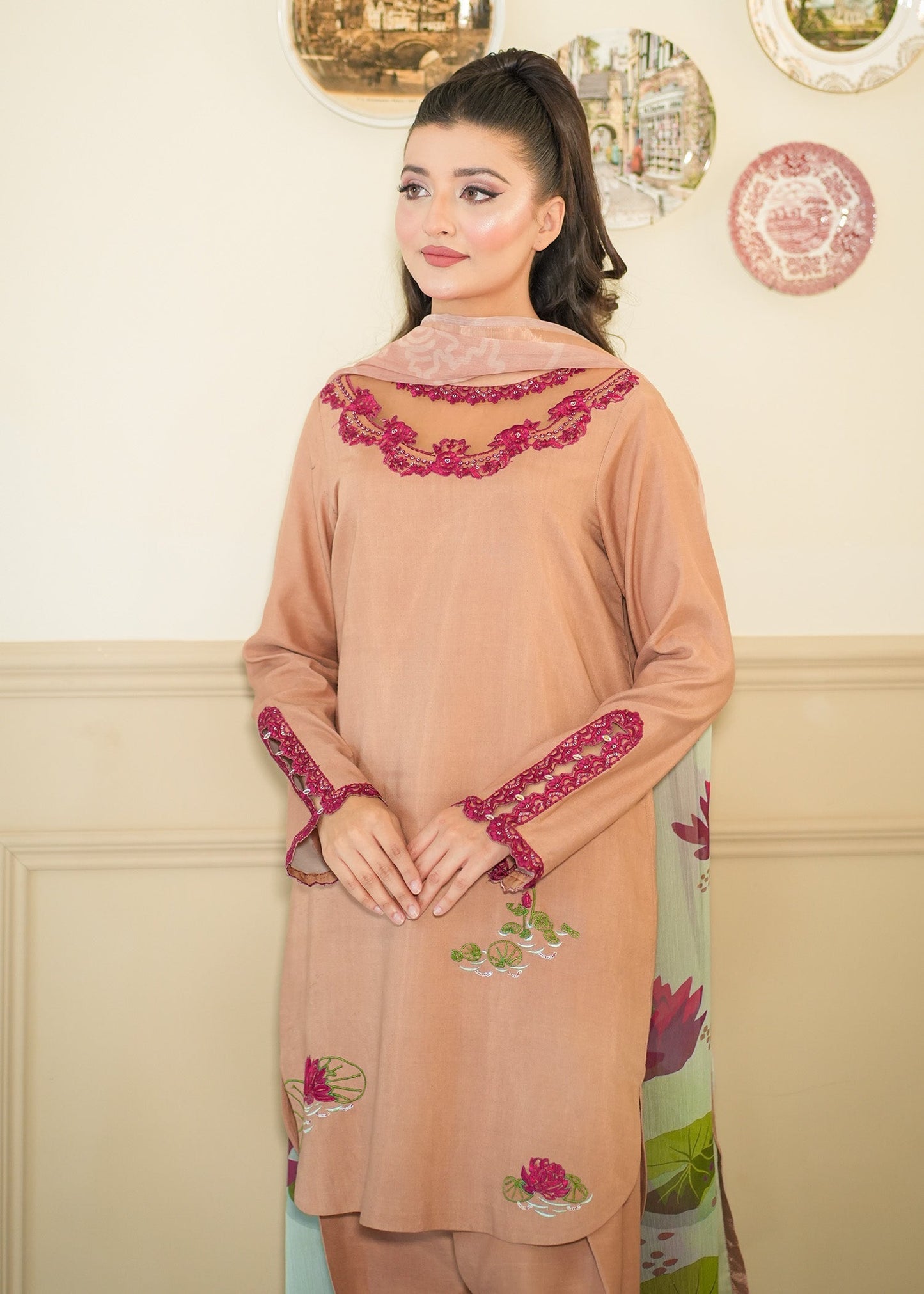 Fozia Khalid | Silk Spire |  AMBER - House Of Anaya
