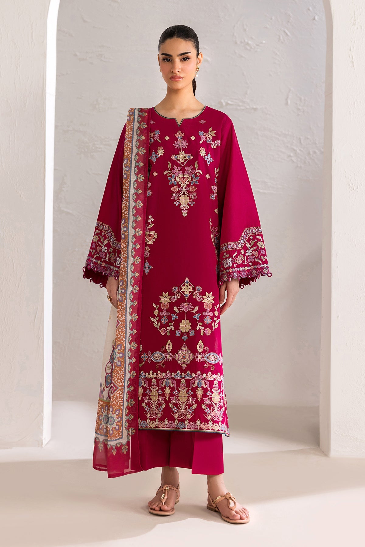 Baroque | Embroidered Lawn | SF-4449