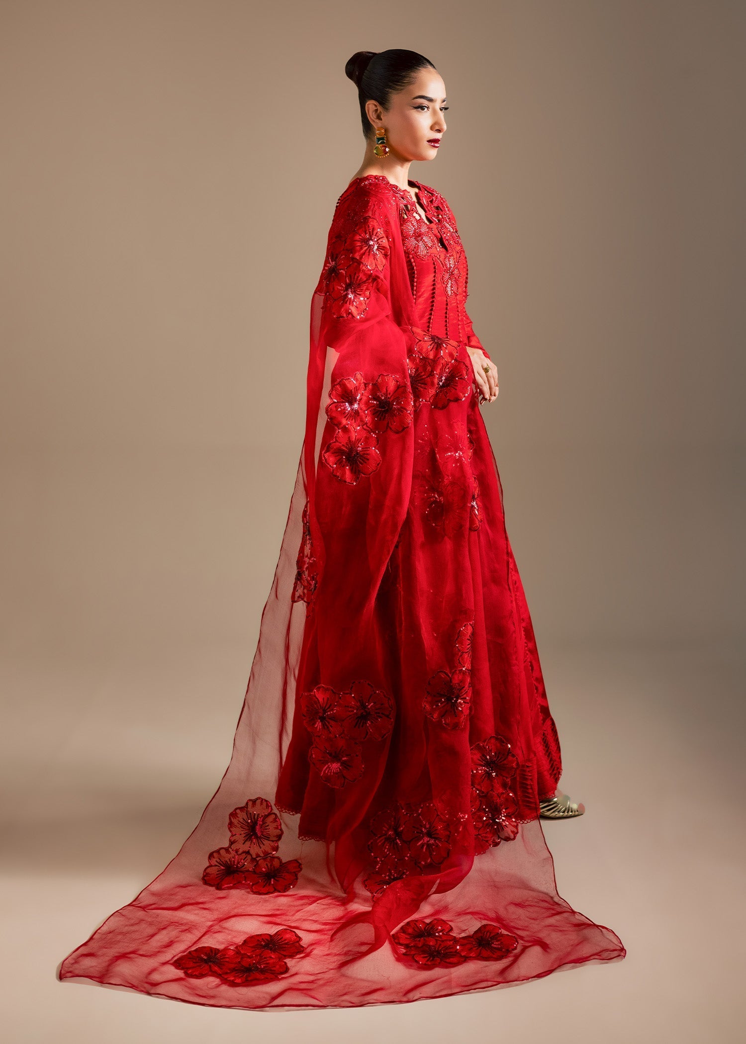Maria Osama Khan | Noir Bliss Luxury Formals | Scarlet Mirage