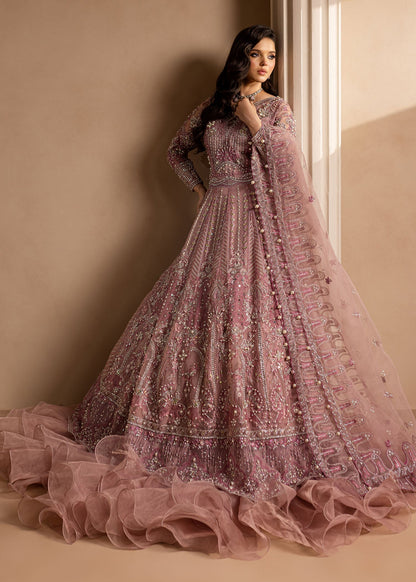 Lamhay by Maria Osama Khan Embroidered Organza 3Pc Suit - Pakeezah