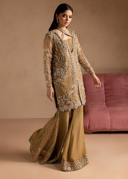 Lamhay by Maria Osama Khan Embroidered Organza 3Pc Suit - Sabahat