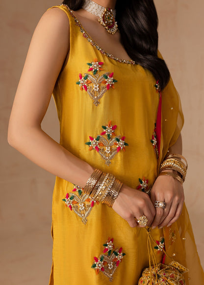 Maria Osama Khan | Noir Bliss Luxury Formals | Marigold Muse