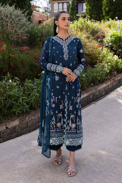 Qalamkar | Q Line Lawn 25 | QM-01 Bleu