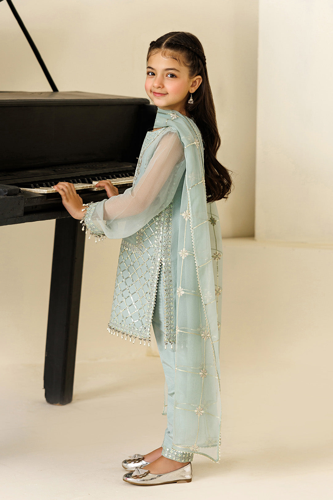 Alizeh | AYMAL V4 - LUXURY BAMBER CHIFFON '26 | AFK-BCH-1008-Sinoor