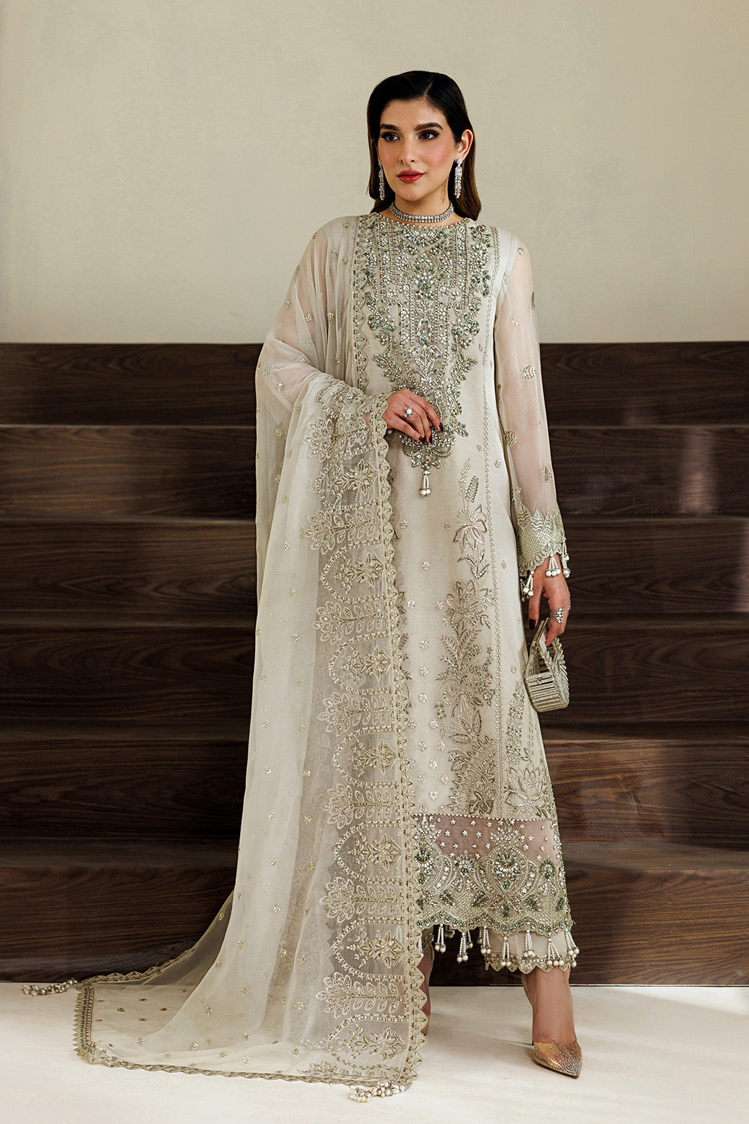 Alizeh | AYMAL V4 - LUXURY BAMBER CHIFFON '26 | AF-BHM-4074-Navya