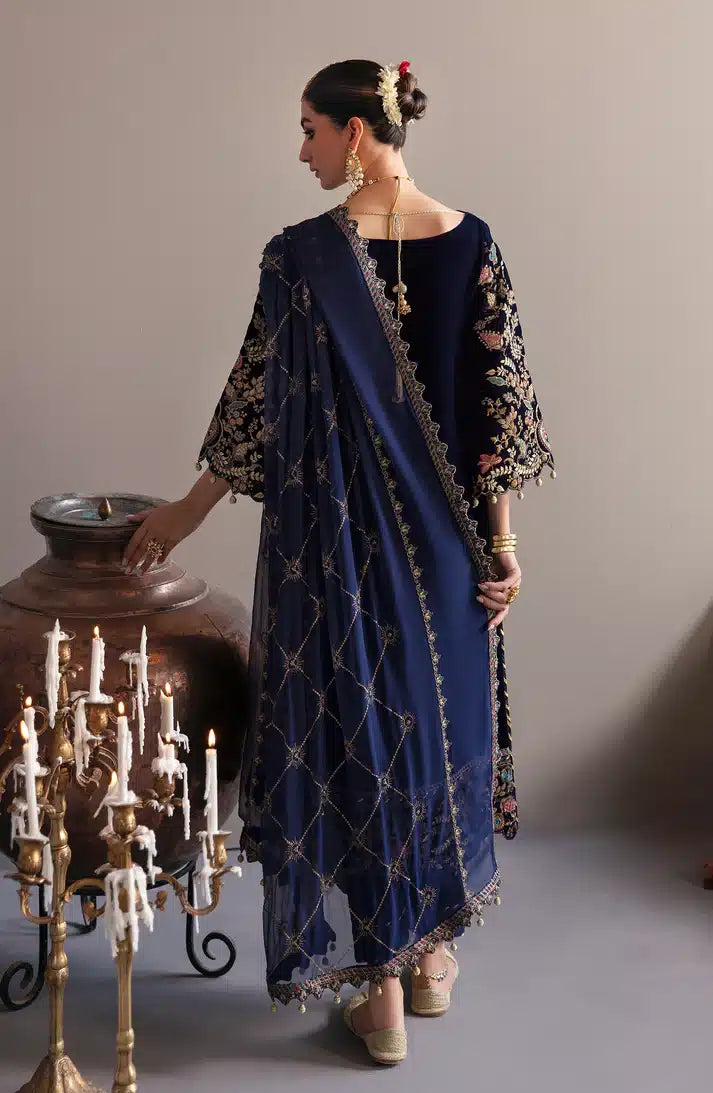 Emaan Adeel | Makhmal Velvet Edition 23 | MK-03 FALAK - House Of Anaya