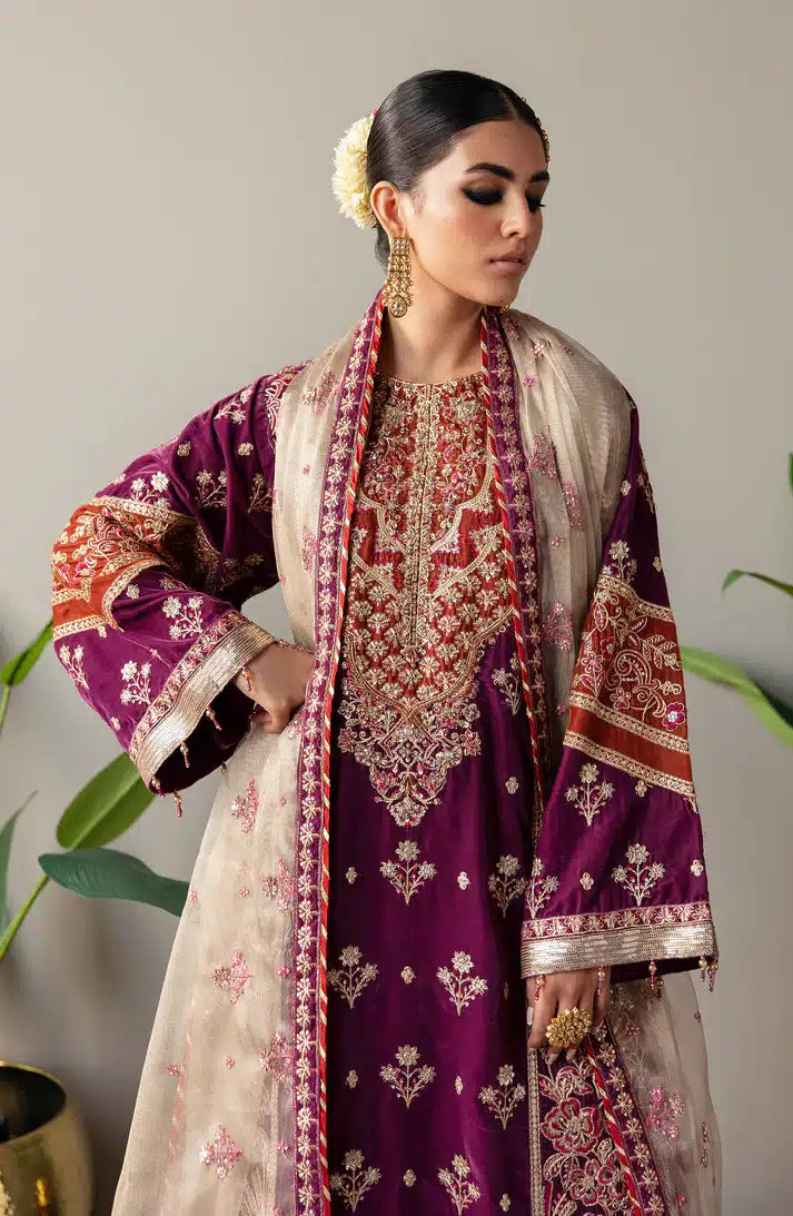 Emaan Adeel | Makhmal Velvet Edition 23 | MK-05 MAHZARA - House Of Anaya