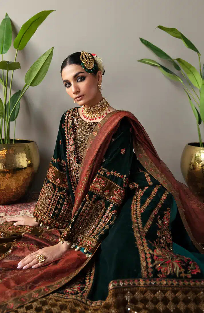 Emaan Adeel | Makhmal Velvet Edition 23 | MK-06 VERSHA - House Of Anaya