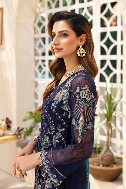 Ramsha | Chevron Chiffon Collection | A-903 - House Of Anaya