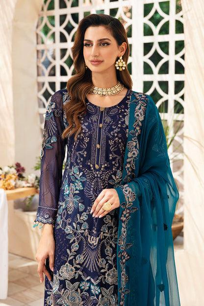 Ramsha | Chevron Chiffon Collection | A-903 - House Of Anaya