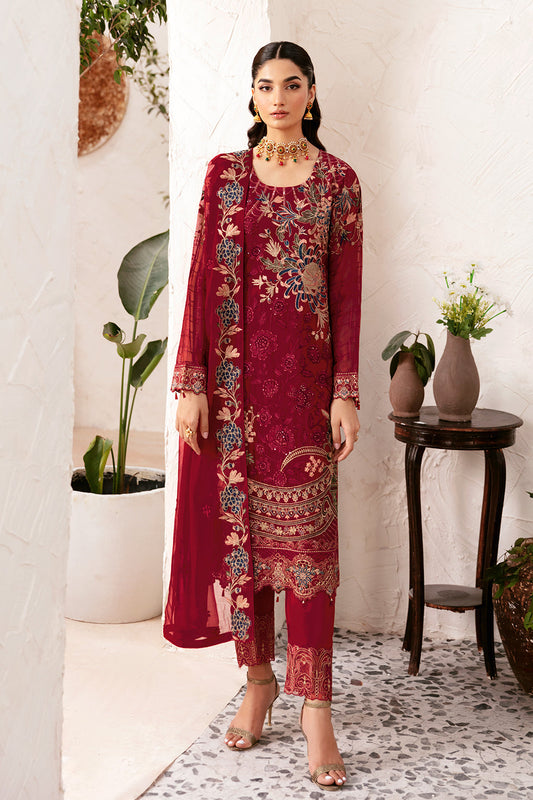 Ramsha | Rangoon Chiffon Collection 24 | D-1205 - House Of Anaya