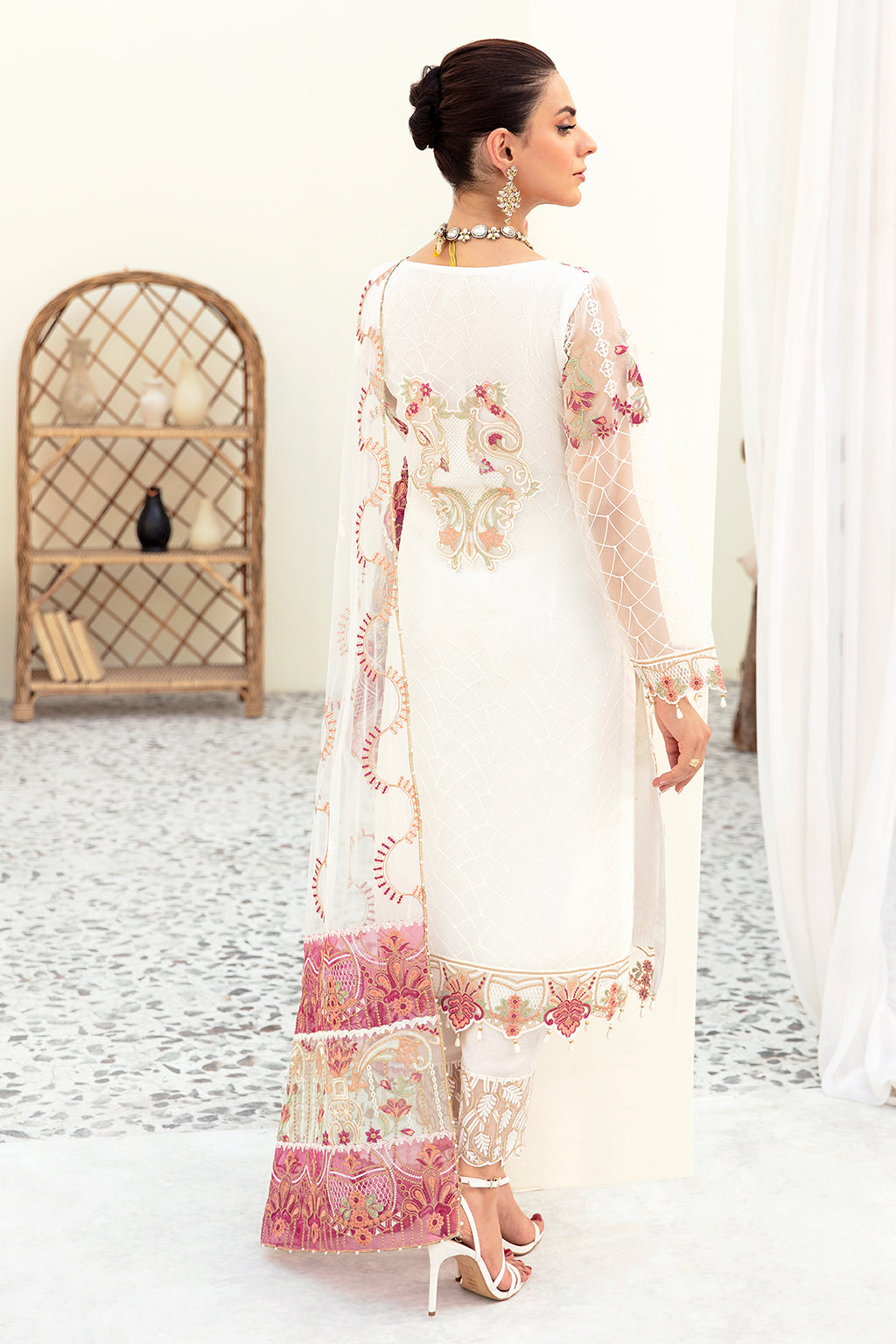 Ramsha | Minhal Organza Collection | M-907 - House Of Anaya