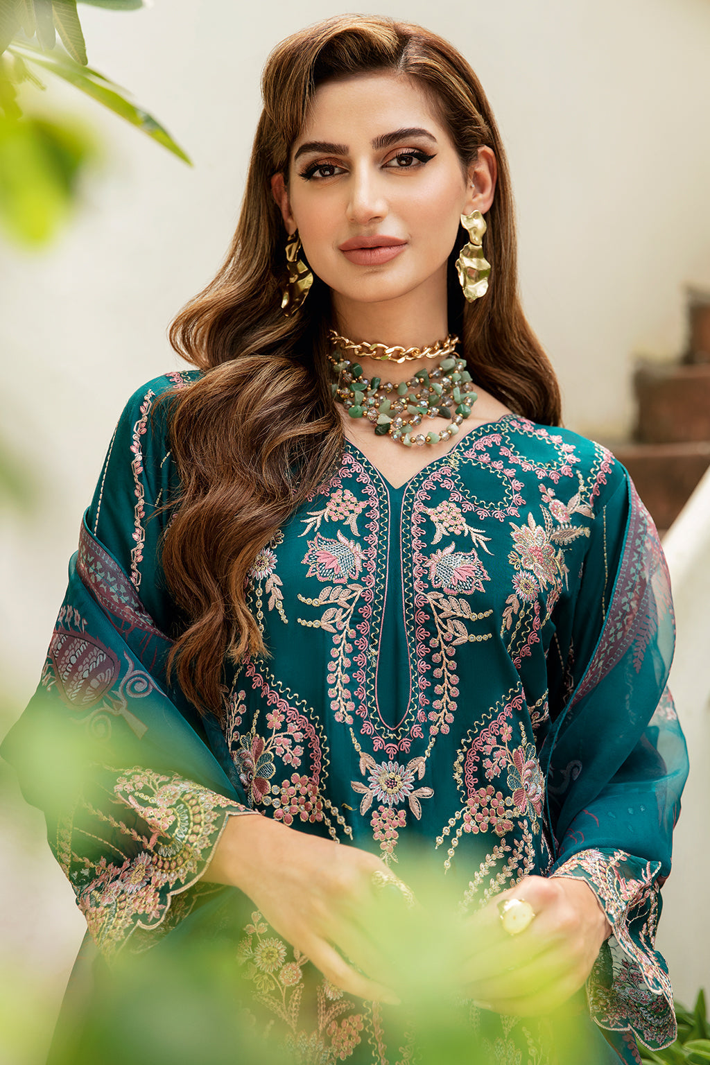 Ramsha | Luxury Lawn 24 | Y-808 - House Of Anaya