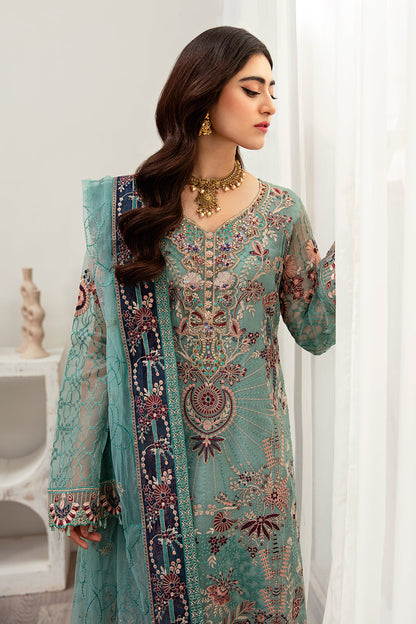 Ramsha | Minhal Organza Collection | M-1001 - House Of Anaya