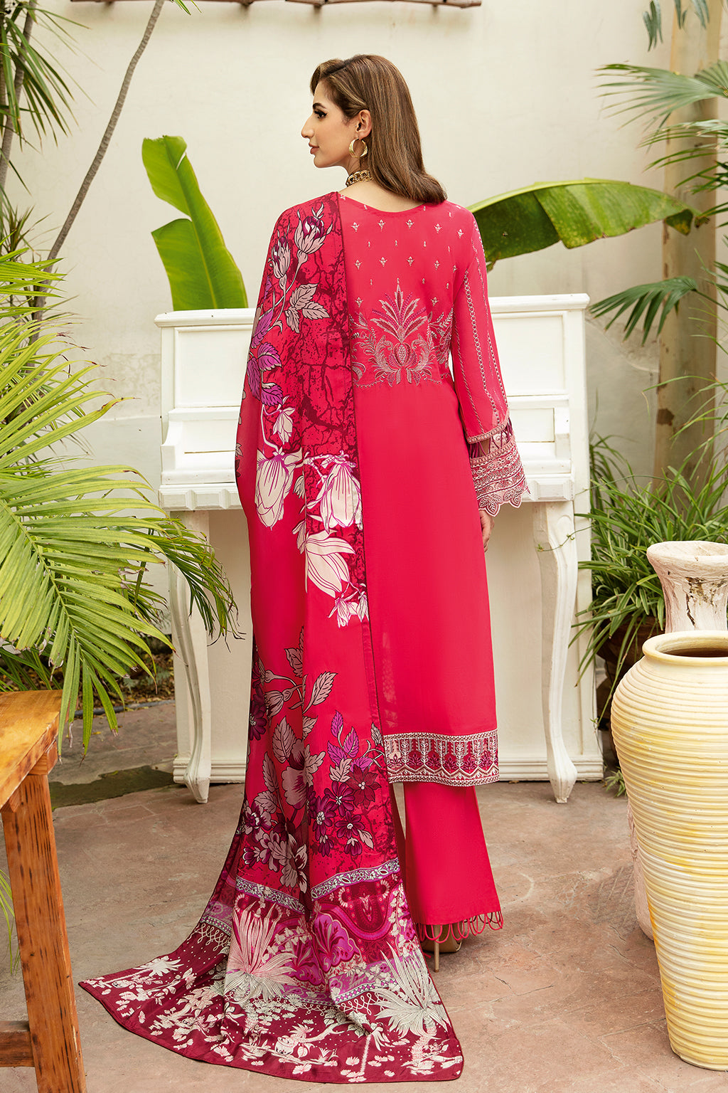 Ramsha | Luxury Lawn 24 | Y-810 - House Of Anaya