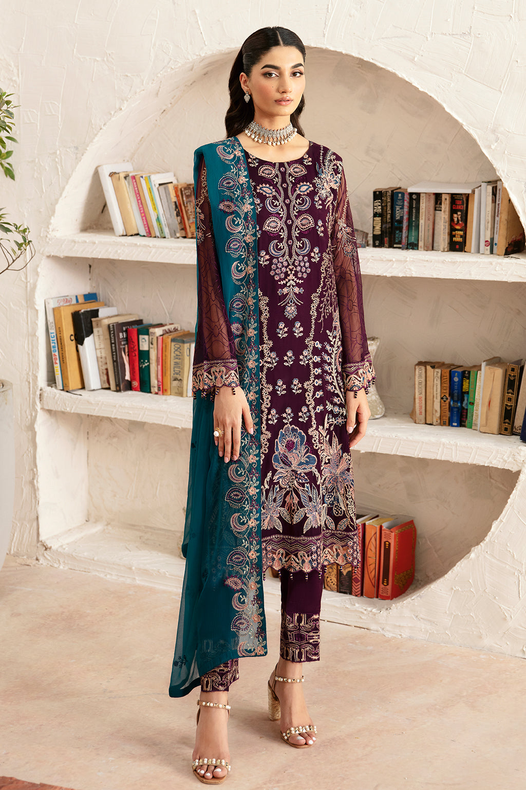 Ramsha | Rangoon Chiffon Collection 24 | D-1211 - House Of Anaya