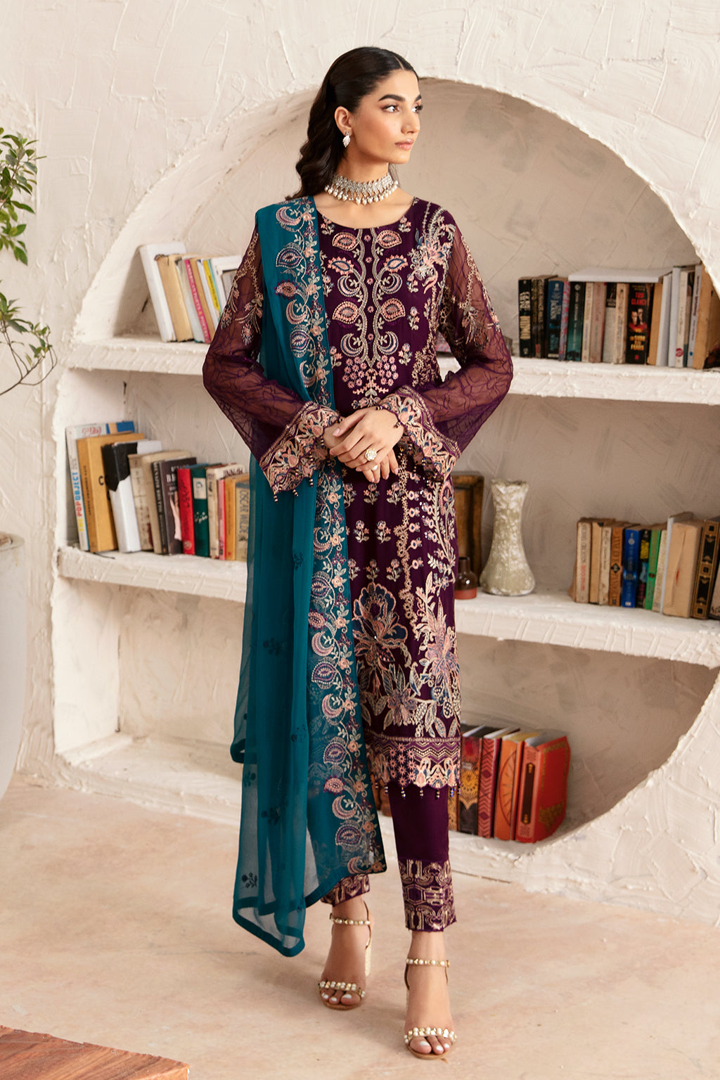 Ramsha | Rangoon Chiffon Collection 24 | D-1211 - House Of Anaya
