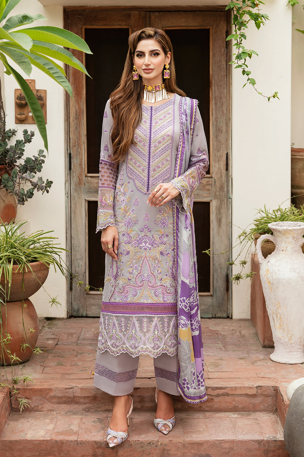 Ramsha | Riwayat Lawn Collection| Y-809 - House Of Anaya