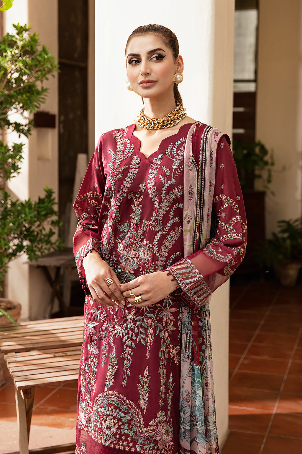 Ramsha | Riwayat Lawn Collection| Y-801 - House Of Anaya