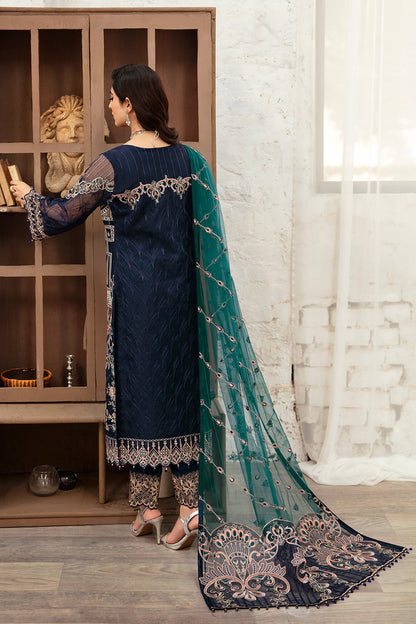 Ramsha | Minhal Organza Collection | M-1009 - House Of Anaya