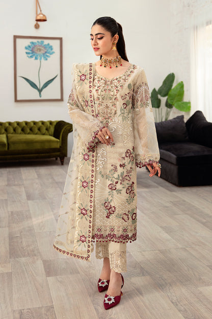 Ramsha | Minhal Organza Collection | M-1004 - House Of Anaya