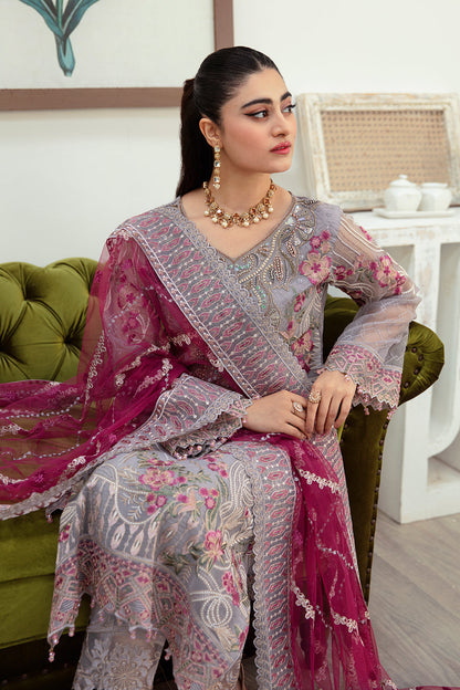 Ramsha | Minhal Organza Collection | M-1008 - House Of Anaya