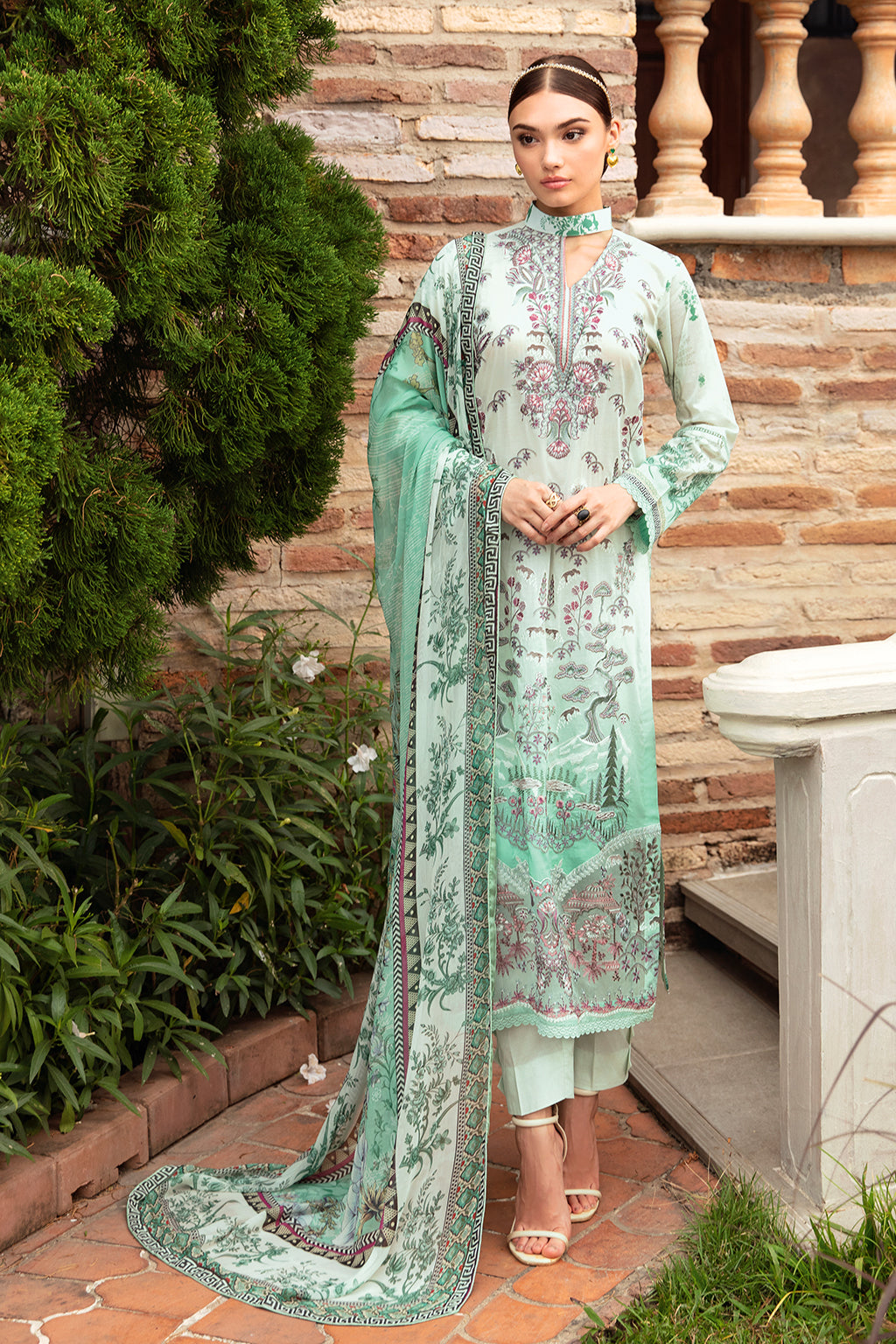 Ramsha | Riwayat Lawn Collection| Y-905 - House Of Anaya